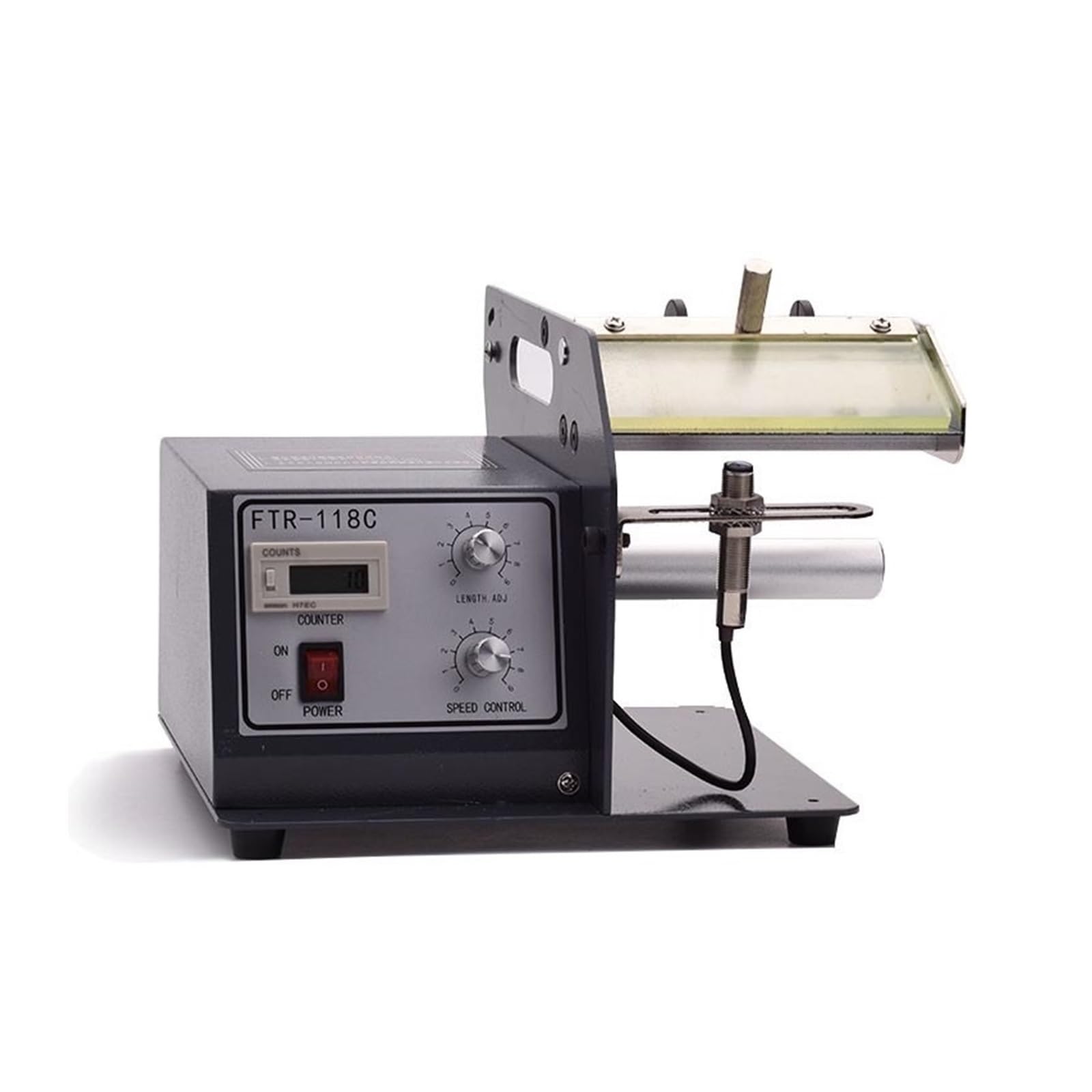 Distributeur automatique d'étiquettes de 120 mm large FTR-118C Machine décapage avec fonction comptage pour le bricolage