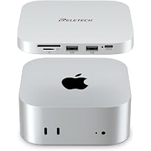 M.2 NVMe SSD Expansion Dock, 5-in-1 USB4 40Gbps Hub with SD/TF Card Slots, 8TB Support, Compatible with Mac mini, Desktop, Laptop