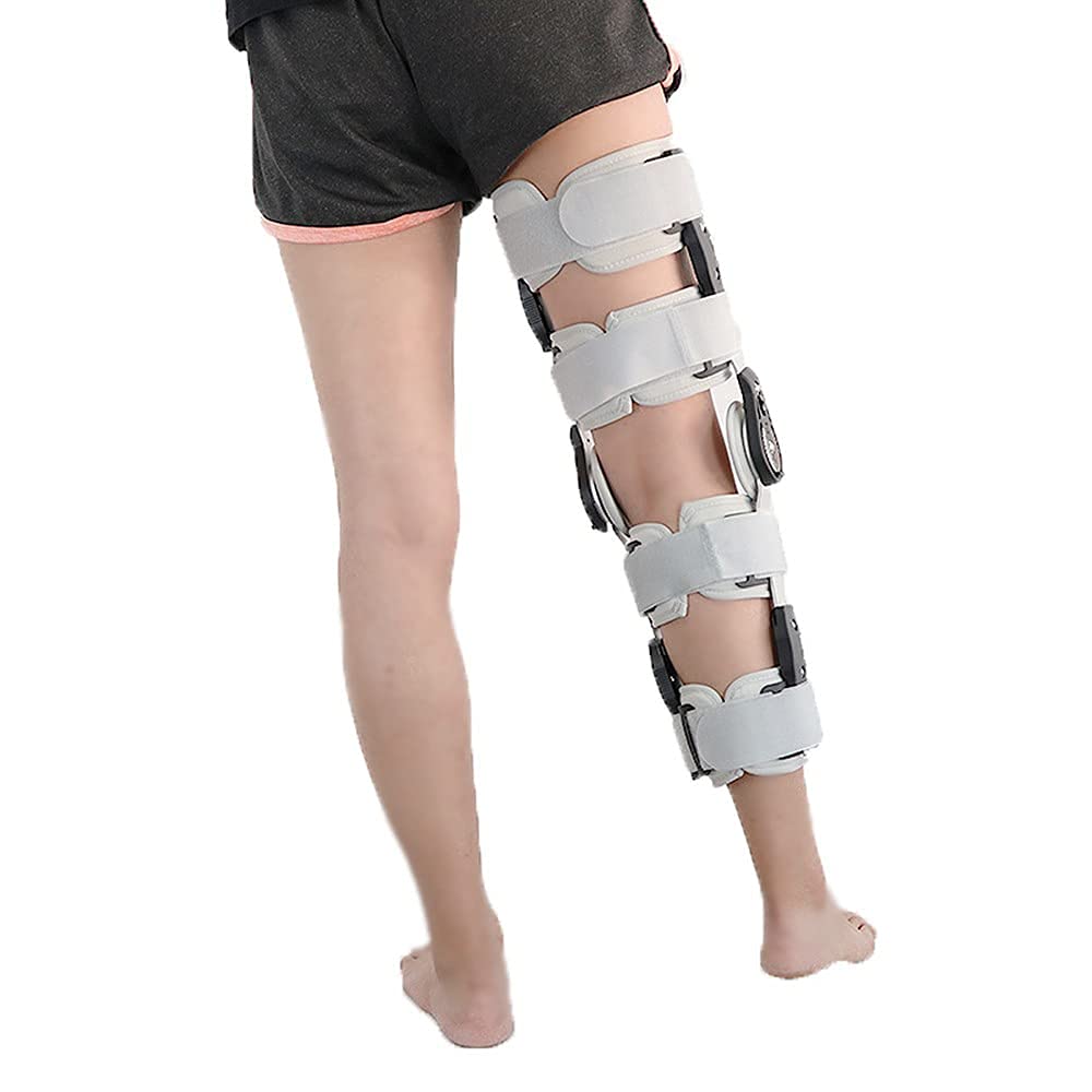 Rodillera Articulada Con Bisagras, Ortesis Ajustable, Banda De Soporte Para Articulaciones, Férula Para Rodilla, Rodillera Transpirable, Soporte Articulado Para Lesiones Articulares Y Rehabilitación O