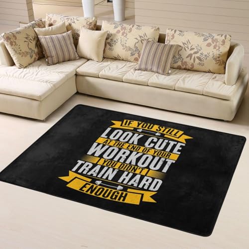 Workout Motivation Flannel Rug
