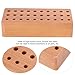 Wood Tools Stand for Screwdriver, Storage Wooden Stand with 30 Holes, Convenient &