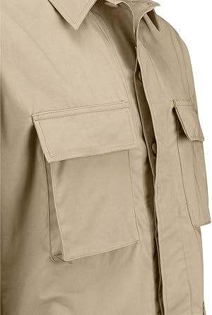 Propper Men's F545455-Men's BDU Coat, Khaki, Small Regular
