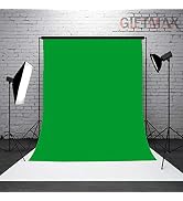 GiftMax 8 x10 FT Green Color LEKERA Backdrop Photo Light Studio Photography Background (Green)