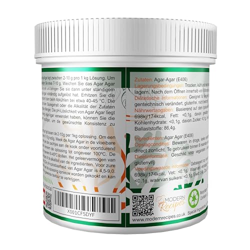 Agar Agar von Special Ingredients 250g – Geliermittel in bester Qualität