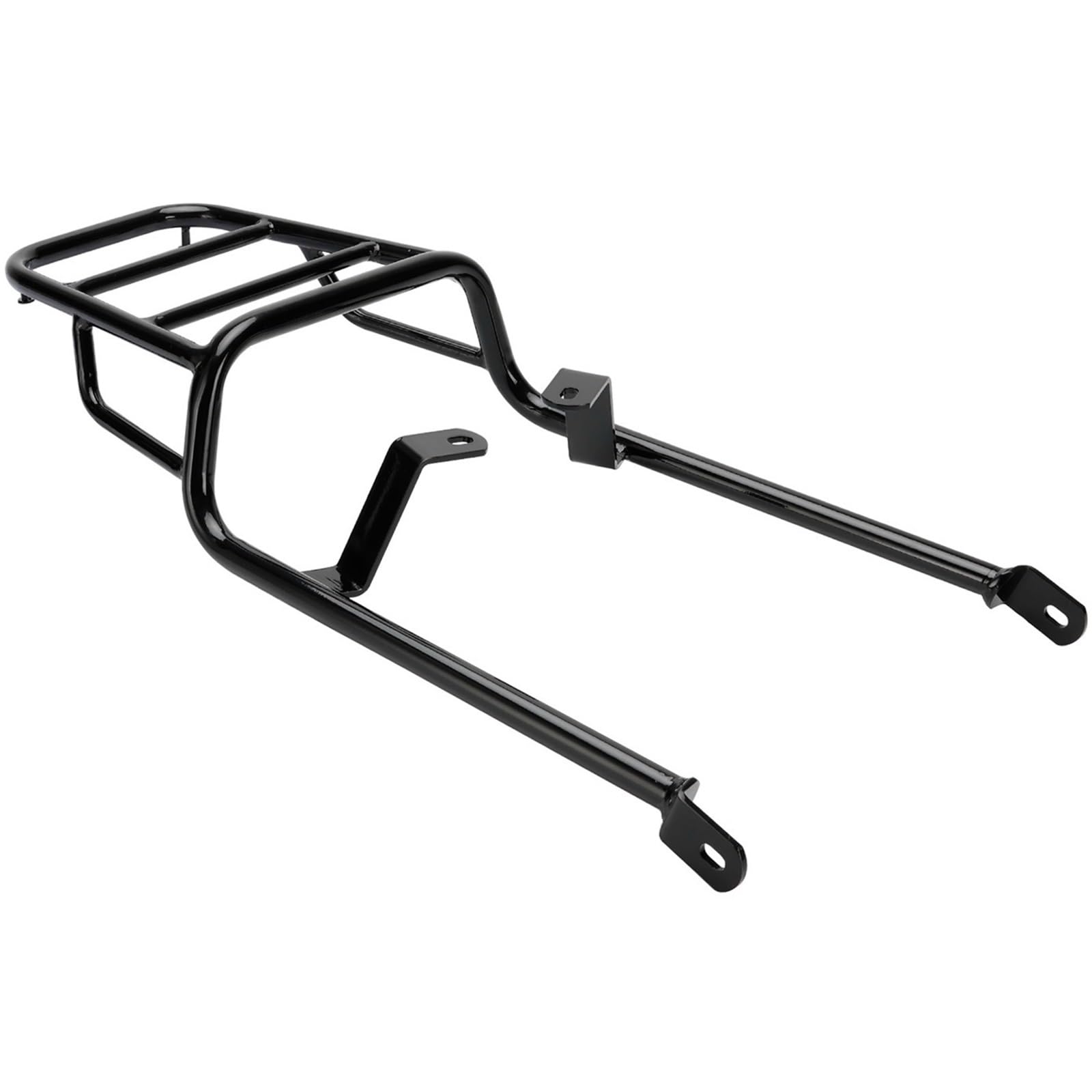 Portaequipajes Trasero Motocicleta Portaequipajes Trasero Negro para Street Twin 900 2017-2023, Soporte De Asiento para Motocicleta, Riel Maletero para