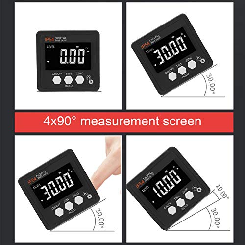 Medidor Digital de Ángulo con Pantalla LCD para Carpintería miniatura 4