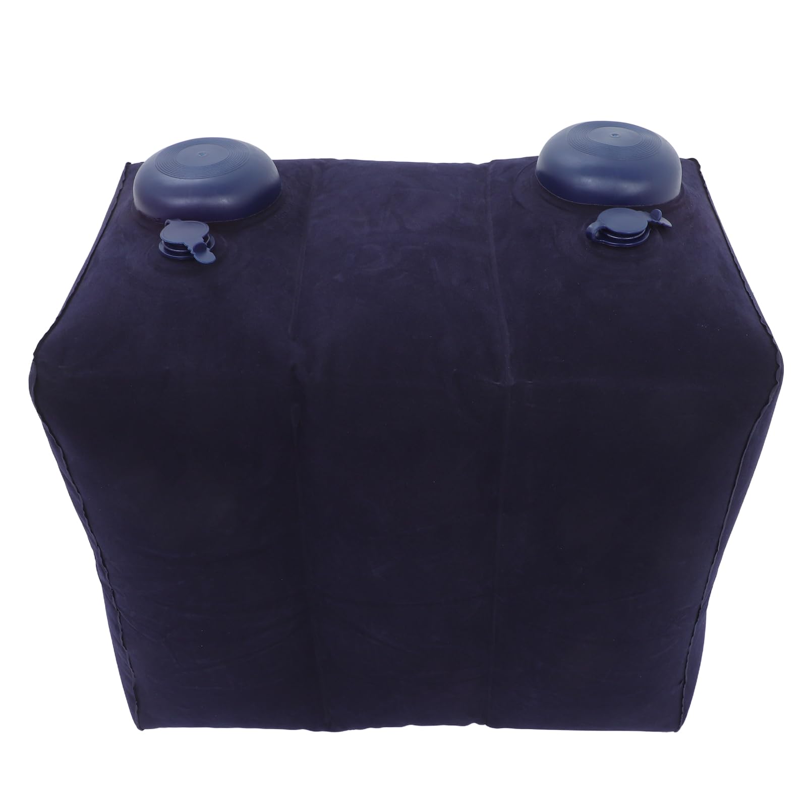 Holibanna Reposapiés Inflable Portátil de PVC Forro de Felpa para Viajes Aéreos y Oficina Ergonómico y Ajustable