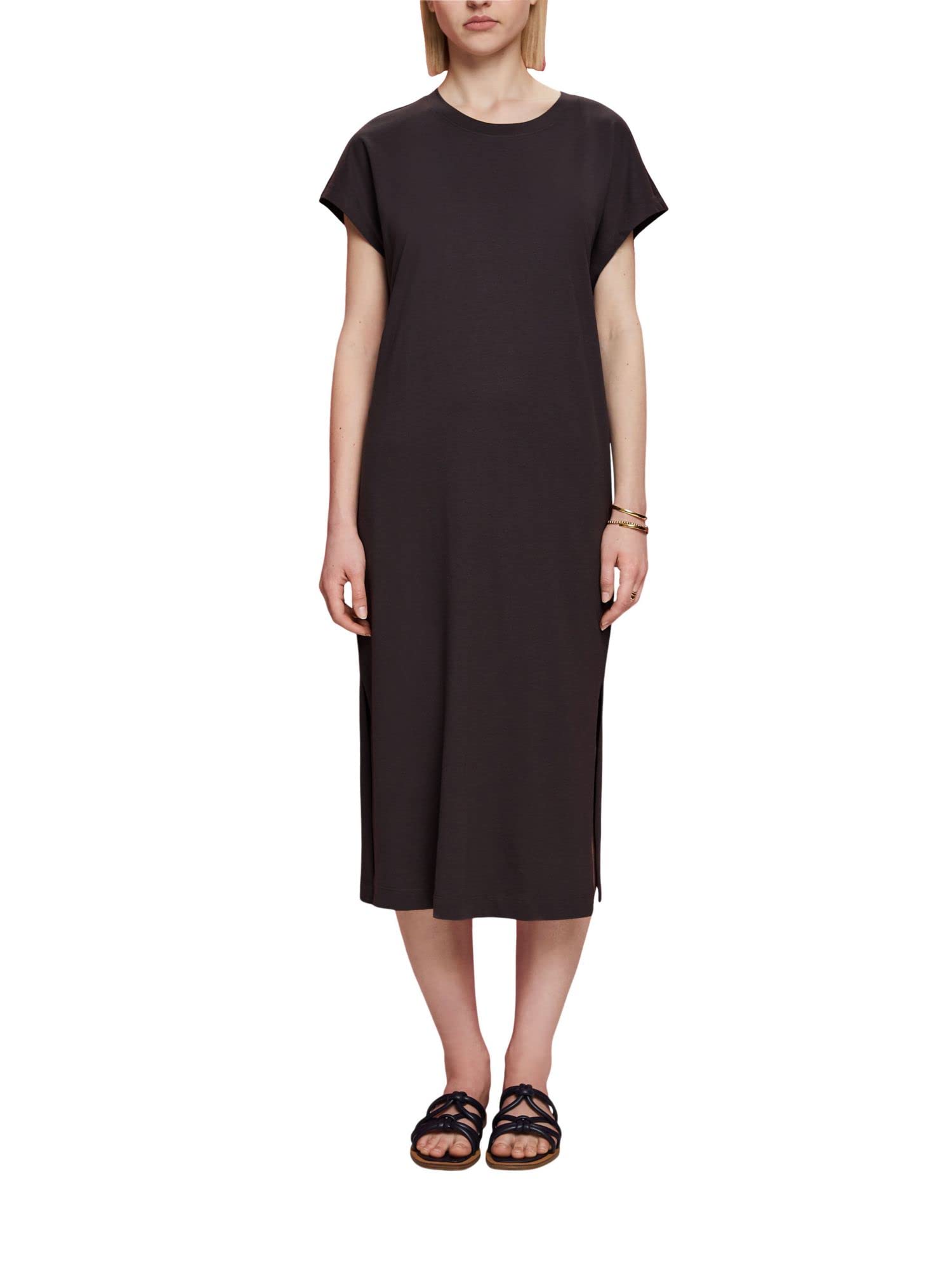 Esprit Womens Ladies Maxi Dress Bardot Off Shoulder with Belt Long Empire Waist for Wedding Guest Prom Evening Gown Bridesmaid Vestido para Mujer