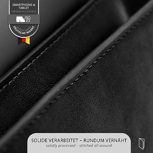 Funda para Huawei nova 10 SE funda con tapa de piel vegana moex 5
