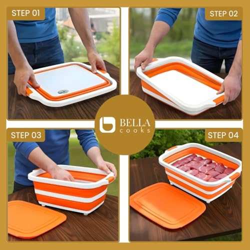 Tubeta Plegable para Preparación BBQ 8 litros miniatura 4
