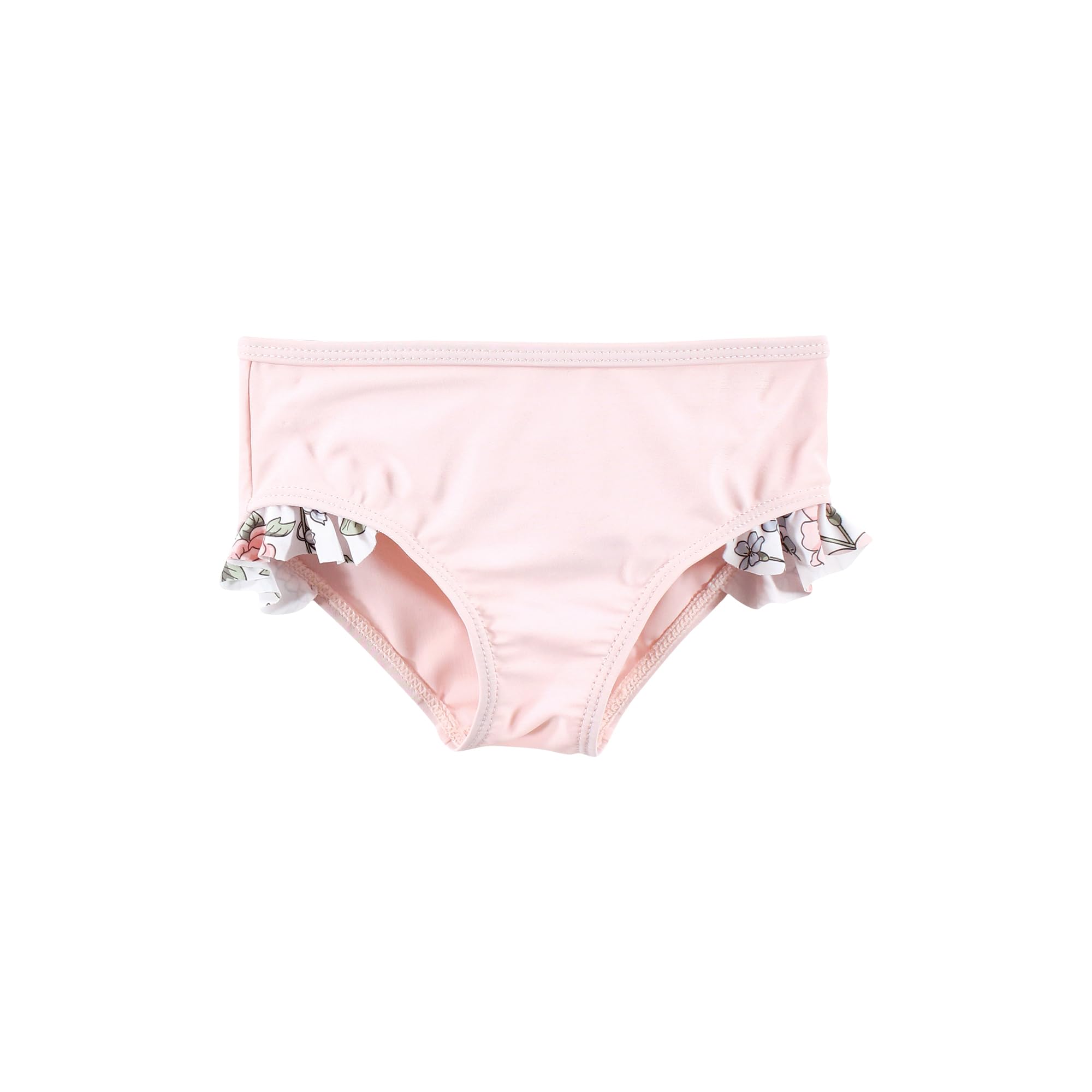 Hudson Baby Unisex Baby Swim Rashguard Set, Vintage Blossom, 3T