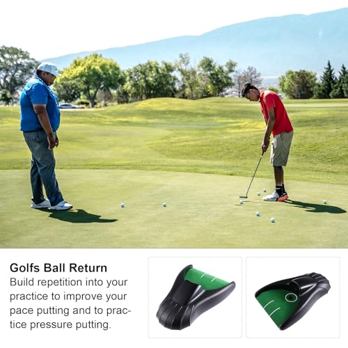 Accessoire de golf pour entraînement putting intérieur retour de balle