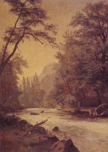 Peintures de paysage de la basse vallée de Yosemite Albert Bierstadt tableau huile
