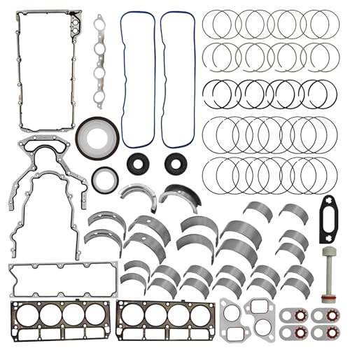 12558178 Engine Rebuild Re-Ring Kit Compatible with GM for Chevrolet LS1 LS6 LQ4 LQ9 4.8L 5.3L 5.7L 6.0L 1999-2017 Replace 12558178, BTR73450, 12617944, 12612350