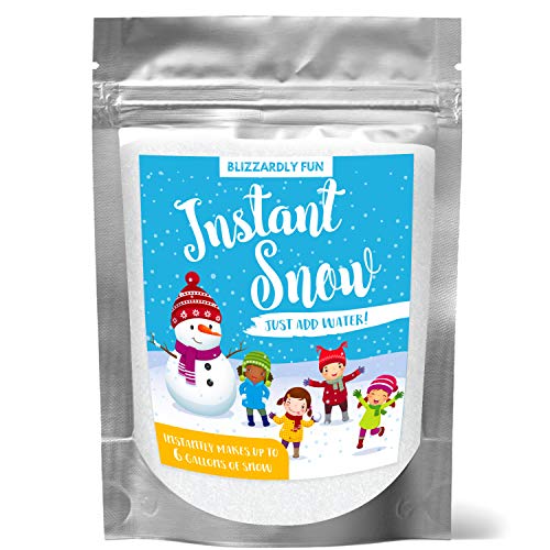 Blizzardly Fun- Instant Fake Snow Powder for Slime, Cloud Slime, Insta Snow, Slime Stuff | 6 Gallons
