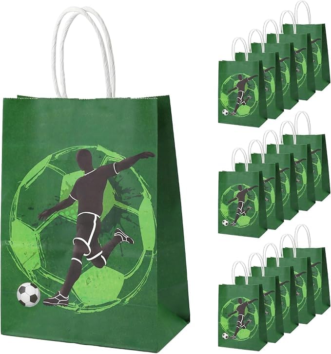 See full amazon price history chart for Party Port Football/SoccerTheme Paper Return Gift Bags With Handles For Goodies, Birthday, Party Favors (12 Pack, 8.5 X 6.2 X 3.1 In, Black & Green) Party Port Football/SoccerTheme Paper Return Gift Bags With Handles For Goodies, Birthday, Party Favors (12 Pack, 8.5 X 6.2 X 3.1 In, Black & Green) (B0DBHL9LMD) Amazon Price History, Amazon Price Tracker