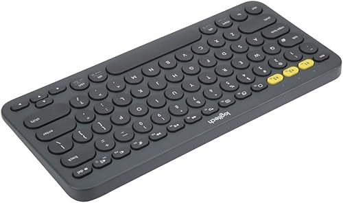 Miniatura 4 de Logitech Teclado Bluetooth multidispositivo K380 con control FLOW Cross-Computer y fácil de cambiar hasta 3 dispositivos - Gris oscuro (renovado)