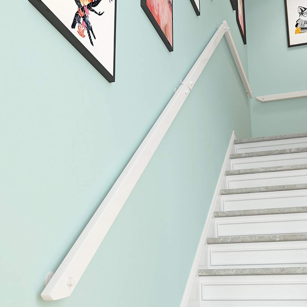 Kit de rampe d'escalier en bois barre d'appui blanche de couloir
