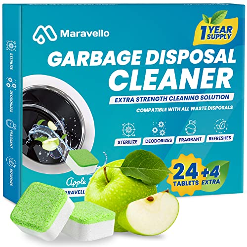 Maravello Garbage Disposal Cleaner and Deodorizer, Powerful Extra-Strength Sink Disposal ...