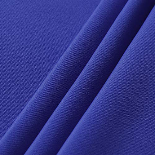 Image of sancua Rectangle Tablecloth - 90 x 156 Inch - Stain and Wrinkle Resistant Washable Polyester Table Cloth, Decorative Fabric Table Cover for Dining Tables, Buffet Parties and Camping, Blue