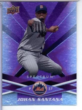 2009 Upper Deck Spectrum Baseball Card # 61 Johan Santana New York Mets ...