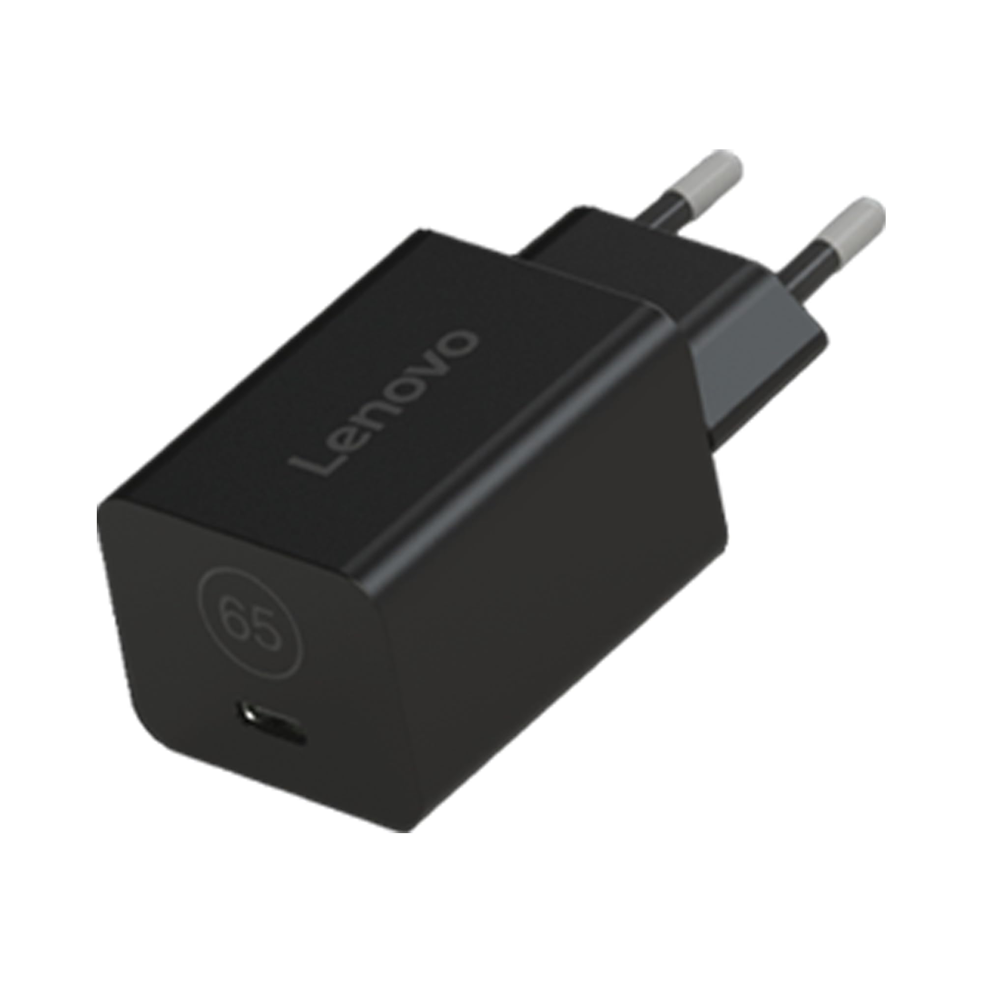 Lenovo GaN Nano 65W Adapter EU, caricatore USB-C da 65W con tecnologia GaN, cavo 1,8 m e volume 49 cc, per notebook e mobilità