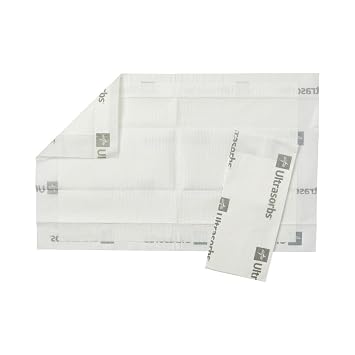 Medline Ultrasorbs Premium Disposable Underpads, 10 x 16, 100 Count, Super Absorbent Bed Pad