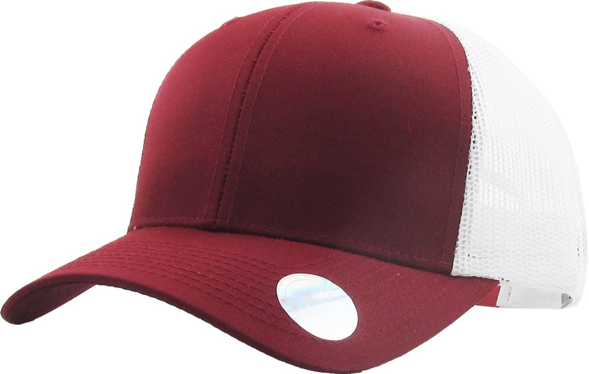 Classic 6 Panel Cotton Twill Mesh Trucker Cap Hat Adjustable Snapback Hat