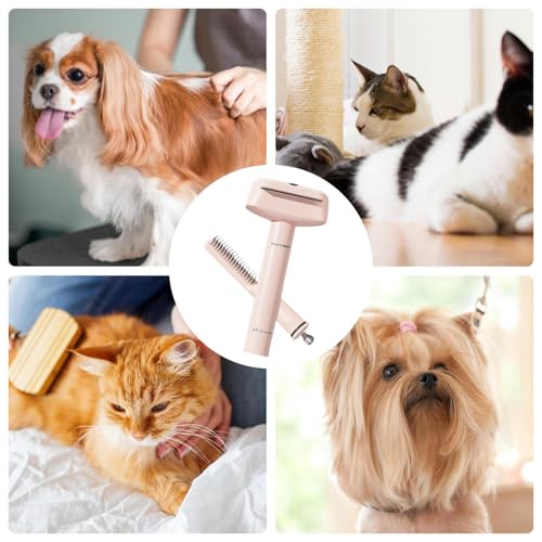 Hundebürste Gegen Haaren Für Kurzhaar | Katzenhaarbürste Zur Haarentfernung | Fellpflege Massagebürste Für Hunde Teppich Welpen Kätzchen Große Hunderassen