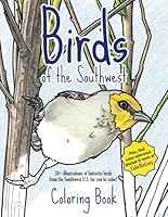 Birds of the Southwest Coloring Book B0CZ62C1GB Book Cover