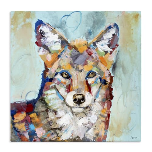 Stupell Industries 'Abstract Fox Painting Modern Strokes'| Canvas Art