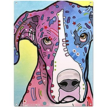 Great Dane Dog Metal Sign