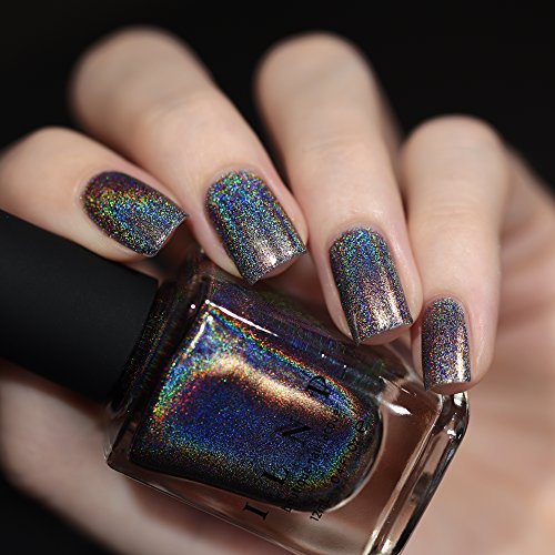 Image of ILNP Sticks And Stones - Gauntlet Grey Ultra Holographic Nail Polish