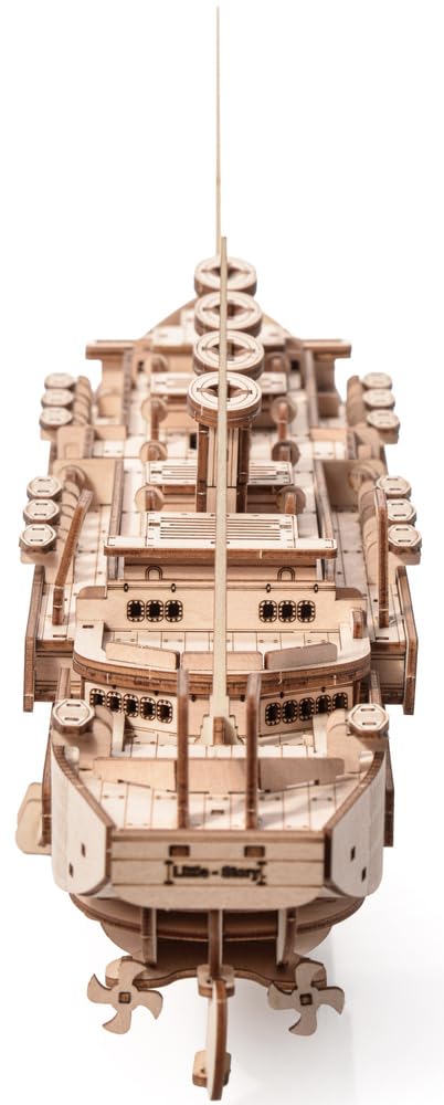 Little Story Titanic Puzzle in legno 3D con nave dei passeggeri, kit di costruzione di modellini transatlantici in legno, set creativo da costruire fai da te, regalo per adolescenti e adulti dai 14