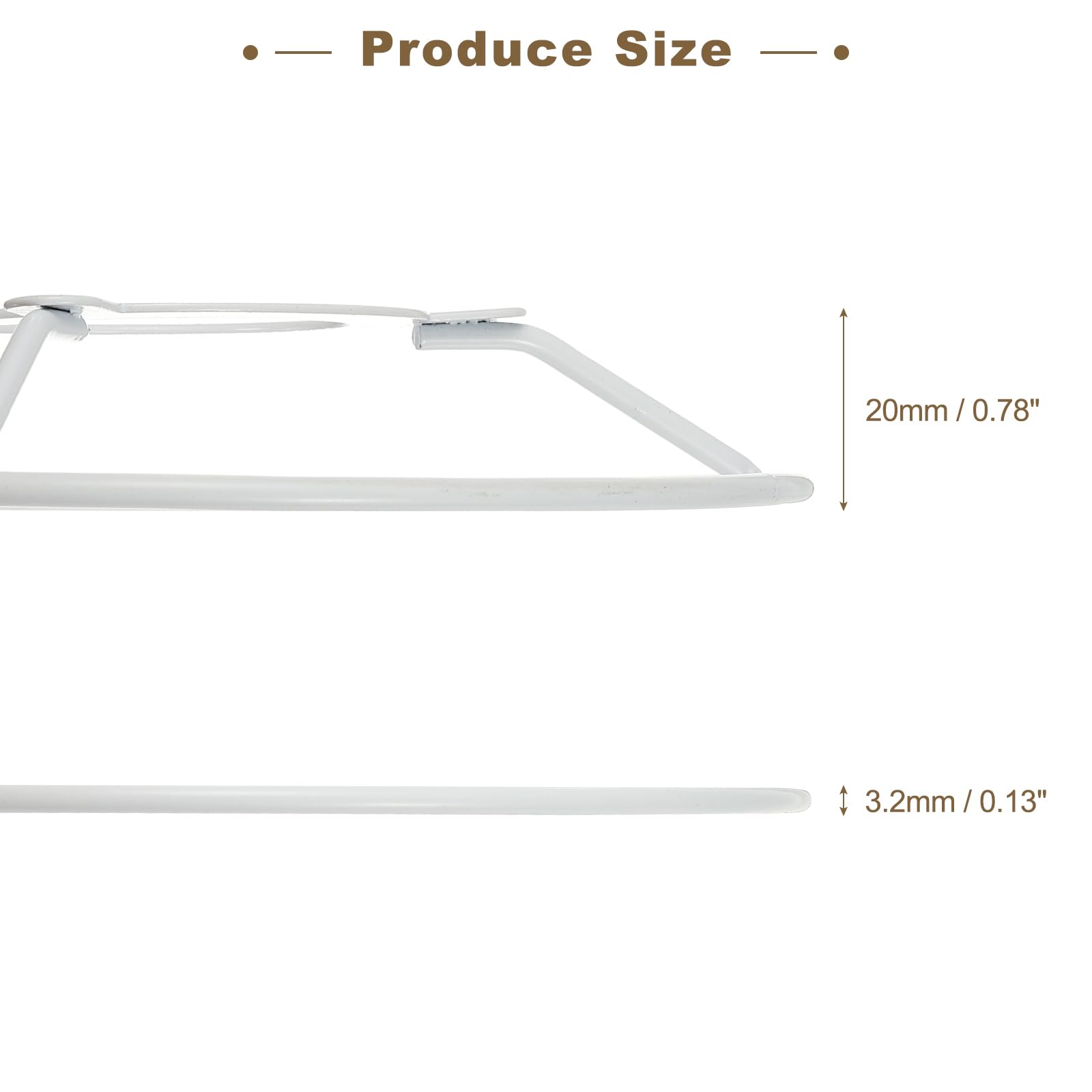 PATIKIL 4.3 Inch Lamp Shade Ring - Image 3