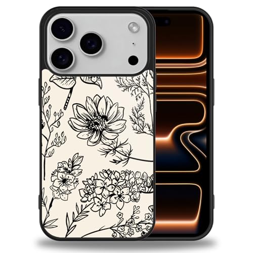 FBHGLOA iPhone 17 Pro Max 6.9�C���` ���g�� �u���b�N ���j�A�u���[�� �X�}�z�P�[�X ���I �ԕ� �} �e�N�X�`�� �p�^�[�� �g�ѓd�b�J�o�[ �\�t�g �X���� �ϏՌ� TPU �ی� Funda ����P�[�X �����p ���̎q�p