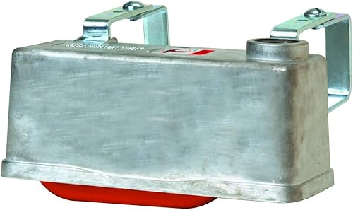 Little Giant Trough-O-Matic Stock Válvula de flotador de tanque de agua Tanque de riego controlado con carcasa de aluminio y soportes de expansión