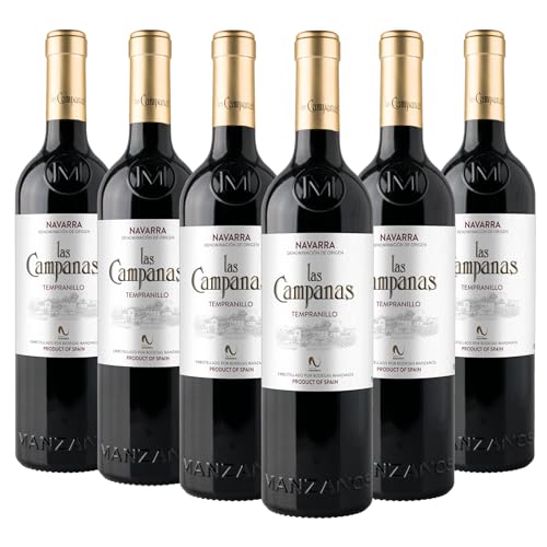Las Campanas Tempranillo - Vino D.O. Navarra - Caja 6 botellas x 750 ML