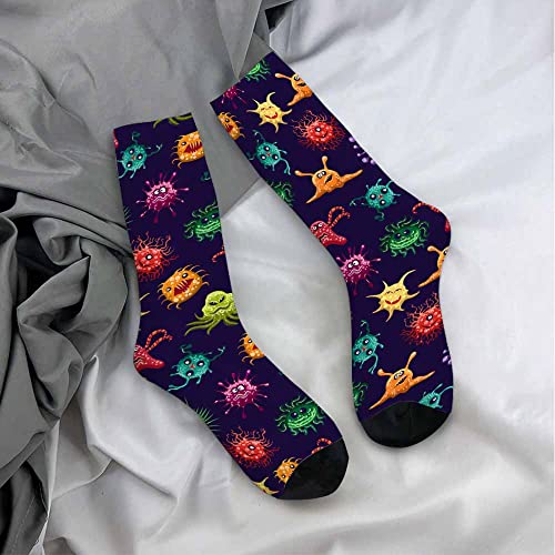 Image of Pehede Socks Mens Fun Dress Socks for Women Funny Novelty Crazy Design Socks