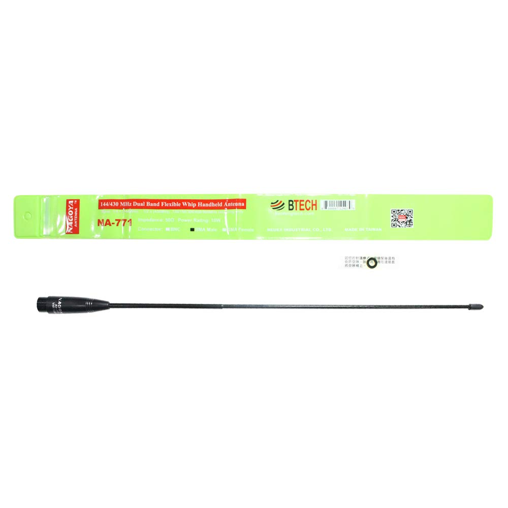 Nagoya NA-771 SMA-Macho 15.6 Pulgadas Whip VHF/UHF (144/430Mhz) Antena para YAESU, Vertex, TYT y Wouxun Radios