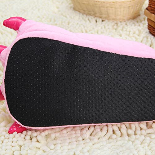 YUNZLAN Unisex Animal Paw Slipper for Men, Women, Boys, Girls, Winter Plush Home Slippers with Non-Slip Sole, Cosplay4