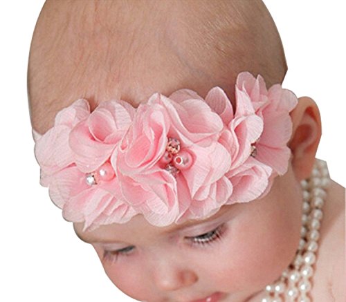 QandSweet Baby's Headbands Newborn Hair Bow (6Pack)