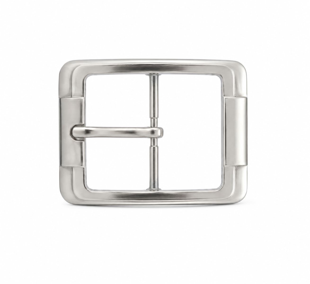 H Style Silver Metal Belt Buckle for Men | Premium Rectangular Pin Buckle | Replacement Buckle for Leather Belts-image-46