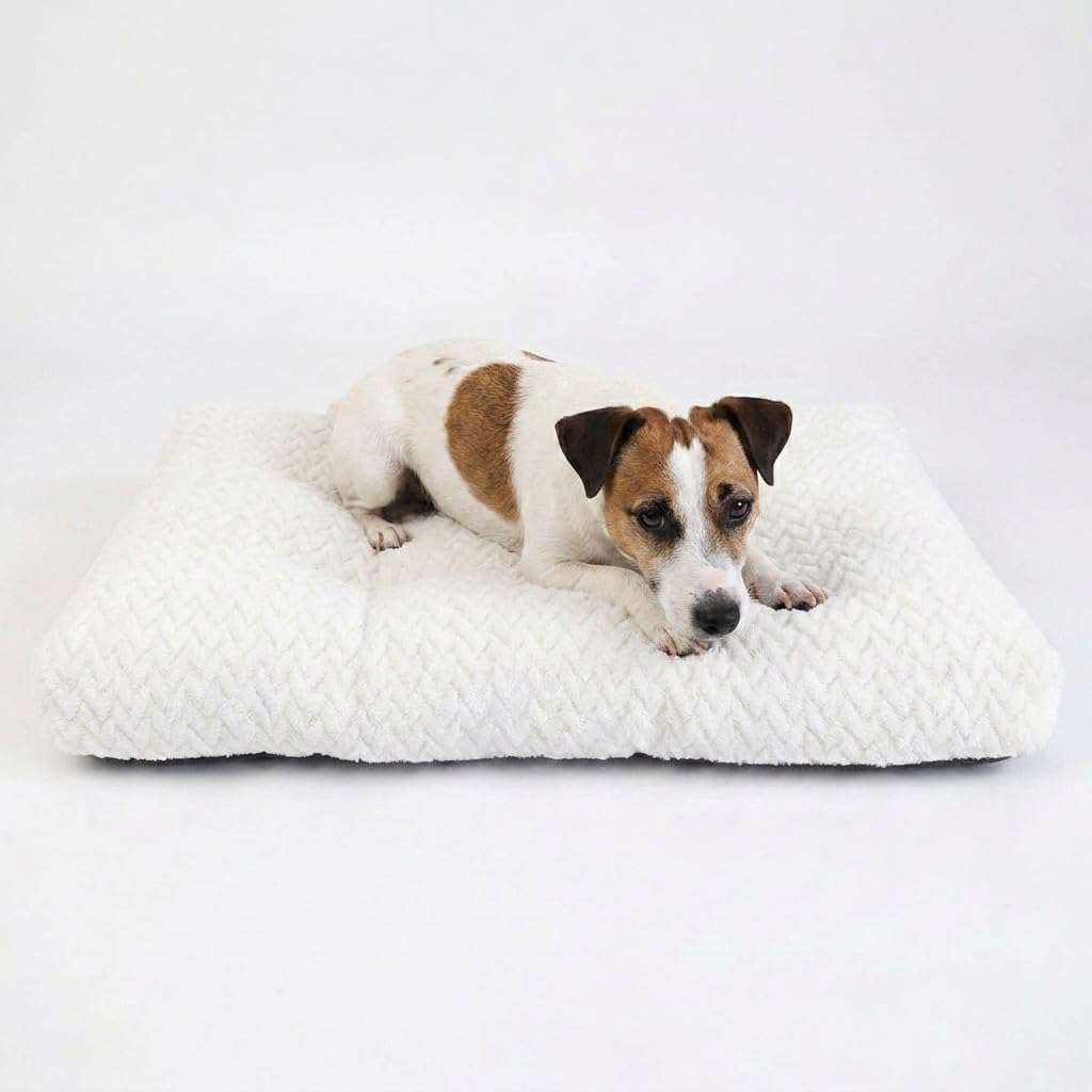 Necesitar 24 Inch Dog Crate Bed for Small Dogs,Washable Kennel Pad