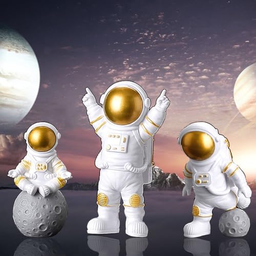 [Ampia gamma di applicazioni]: La decorazione astronauta è perfetta per la decorazione della casa e dell'ufficio ed è adatta per soggiorno, camera da letto, camera dei bambini, studio e molti altri luoghi. Queste decorazioni per torte sono perfette per rifinire e decorare le tue torte.