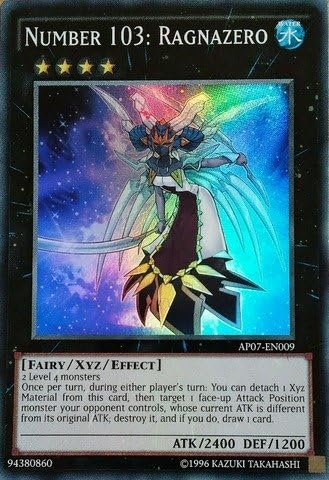 YU-GI-OH! - Número 103: Ragnazero (AP07-EN009) - Paquete Astral: Booster Seven - Edición ilimitada - Super Raro