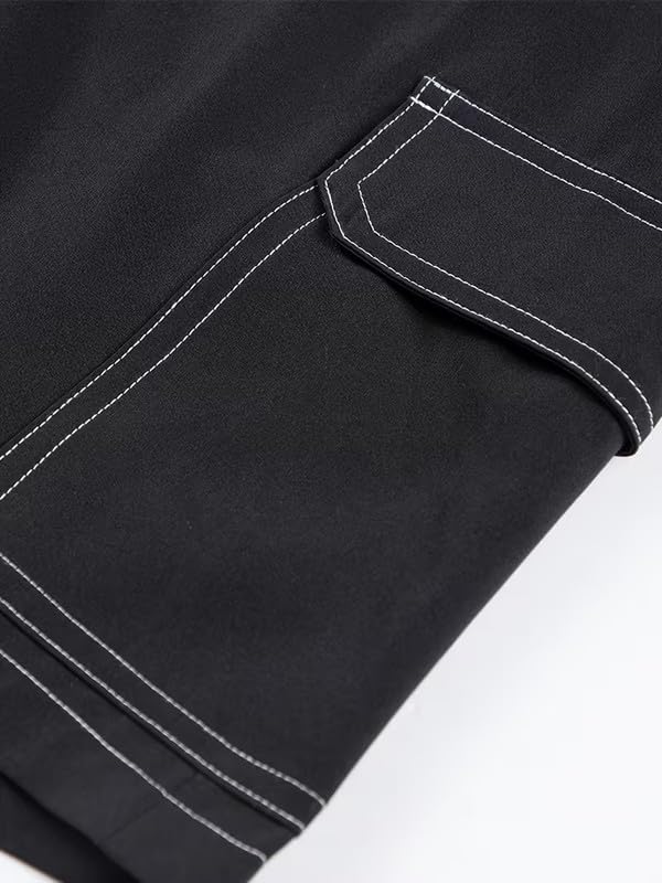 Image of Imsa Moda Men's Polycotton Relaxed Fit Shorts | Half Pant with Drawstring & 4 Pockets | Lightweight Casual Shorts for Men
