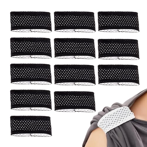 Bandas de manga Jersey - Sujetadores de malla transpirable | 12 clips de mango para softbol | para atletas tenis béisbol baloncesto carreras fútbol voleibol gimnasio fitness entrenamiento