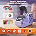 Auto Heat Press, Precise Temp/Timer Control, Automatic Open/Release, 4 Memory Modes, 6.54