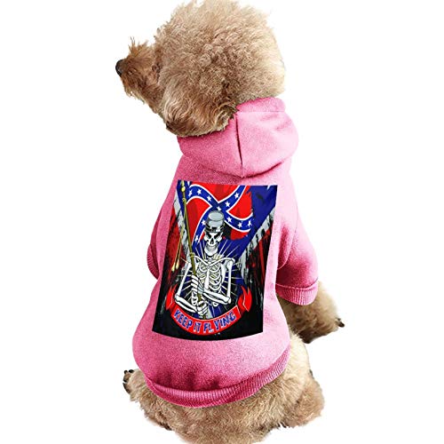 Fnuzu Pet Clothes USA Flag Dog Hoodies for Small/Medium/Large Dogs,cat Puppy Hoodies Coat Winter Sweatshirt Warm Sweater Dog Outfits
